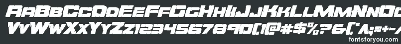 Шрифт Orecrusherexpandital – белые шрифты