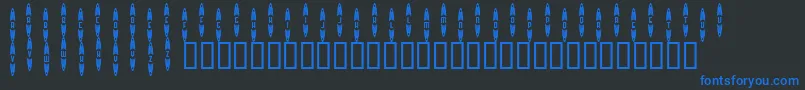 More about JackrabbitsBarGrill Font JackrabbitsBarGrill Font – Blue Fonts on Black Background