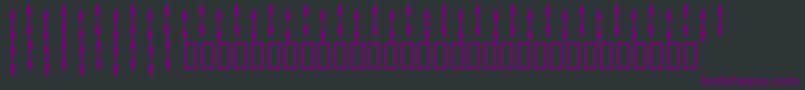 JackrabbitsBarGrill Font – Purple Fonts on Black Background
