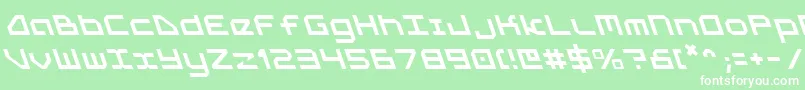 5thagentl Font – White Fonts on Green Background