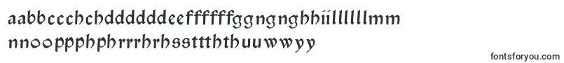 Goldenswing-Schriftart – walisische Schriften