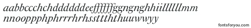 Шрифт AntiqueModerneItalic – валлийские шрифты