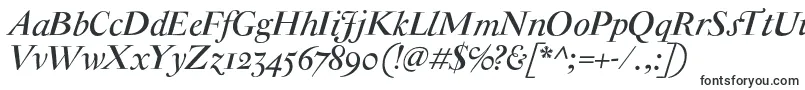 AntiqueModerneItalic Font – OTF Fonts