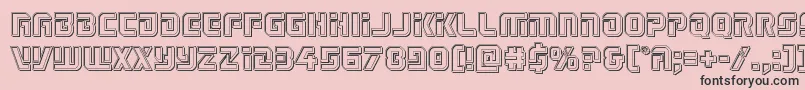 Legiosabinaengrave Font – Black Fonts on Pink Background