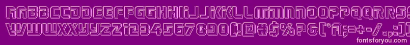 Legiosabinaengrave Font – Pink Fonts on Purple Background