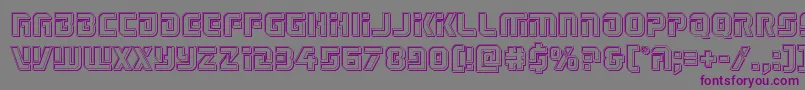 Legiosabinaengrave Font – Purple Fonts on Gray Background