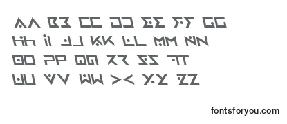 IronCobraLeftalic Font