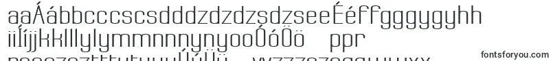 Шрифт LabtopSuperwide – венгерские шрифты