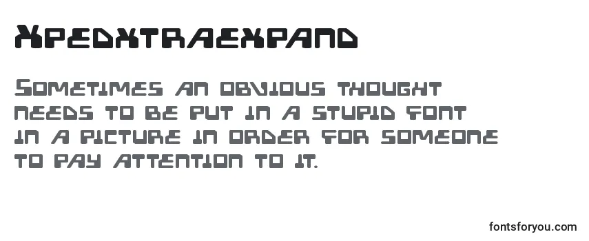 Xpedxtraexpand Font