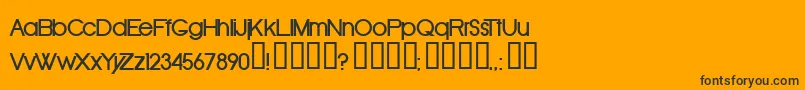 More about OldRepublicBold Font OldRepublicBold Font – Black Fonts on Orange Background