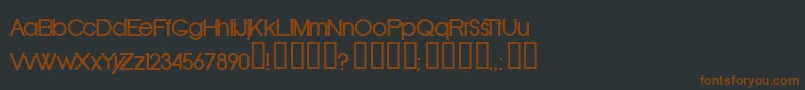 OldRepublicBold Font – Brown Fonts on Black Background