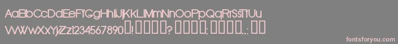 OldRepublicBold-Schriftart – Rosa Schriften auf grauem Hintergrund