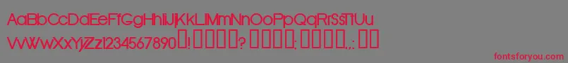 OldRepublicBold Font – Red Fonts on Gray Background