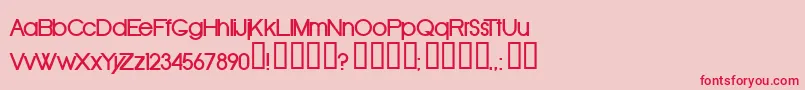 fuente OldRepublicBold – Fuentes Rojas Sobre Fondo Rosa