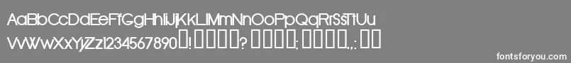 OldRepublicBold Font – White Fonts on Gray Background