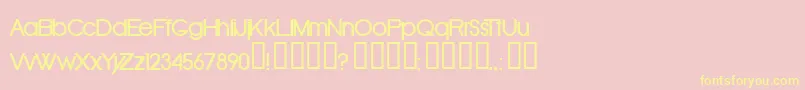 More about OldRepublicBold Font OldRepublicBold Font – Yellow Fonts on Pink Background