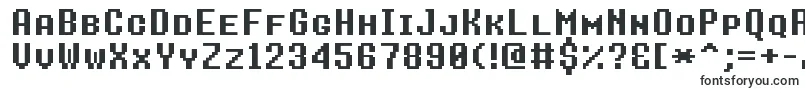 8bitoperatorplusscBold-fontti – Alkavat 8:lla olevat fontit