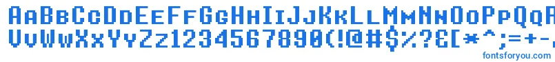 8bitoperatorplusscBold Font – Blue Fonts