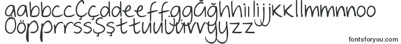 Шрифт DjbGeordieGirl – турецкие шрифты