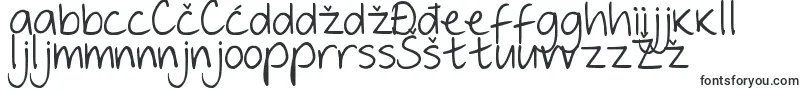 Шрифт DjbGeordieGirl – боснийские шрифты