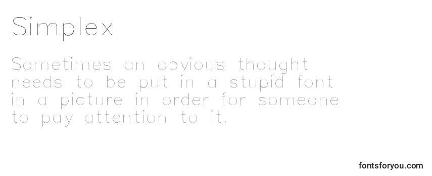 Simplex Font – Download Free, Online Generator