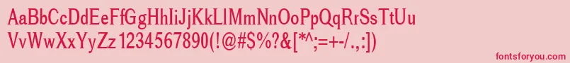 Cheetah Font – Red Fonts on Pink Background