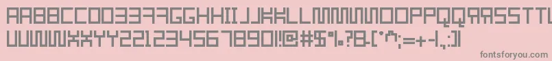 Resgare Font – Gray Fonts on Pink Background