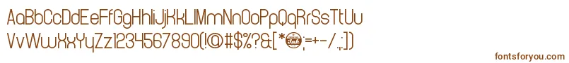 Шрифт CrystalCathedral – коричневые шрифты