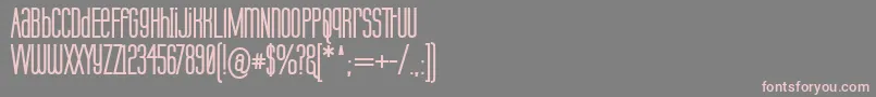 LabtopUnicaseBold Font – Pink Fonts on Gray Background