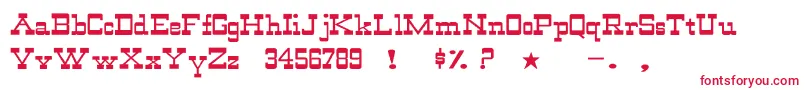 WildwestNormalWd Font – Red Fonts