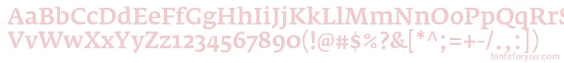 FedraserifaproMedium Font – Pink Fonts