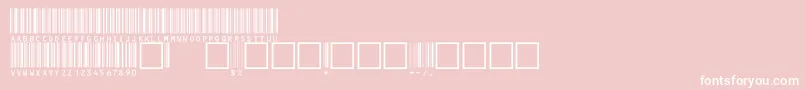 C39hrp60dmtt Font – White Fonts on Pink Background