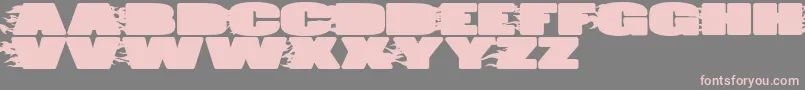 JumboBurn Font – Pink Fonts on Gray Background