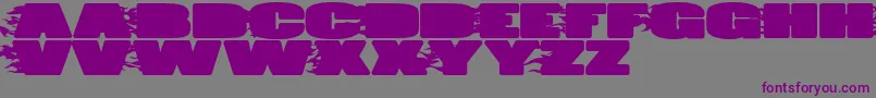 JumboBurn Font – Purple Fonts on Gray Background