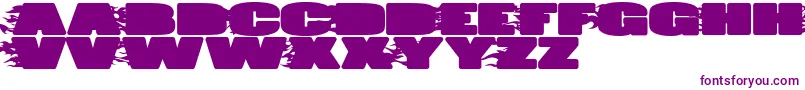 JumboBurn Font – Purple Fonts on White Background