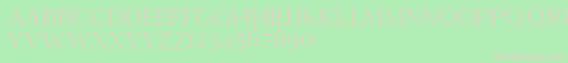 Cammrondemo Font – Pink Fonts on Green Background