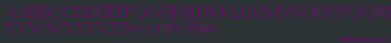 Cammrondemo Font – Purple Fonts on Black Background