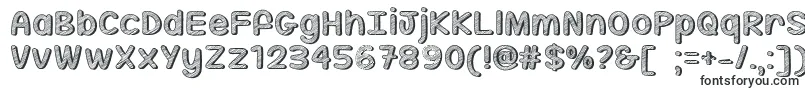フォントMfSippinOnSunshine – 描かれたフォント