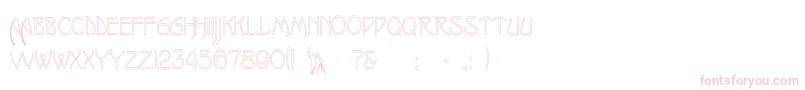 OakmoreHollow Font – Pink Fonts