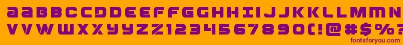 Weitere Informationen zur Ozdatitle-Schriftart Ozdatitle-Schriftart – Violette Schriften auf orangefarbenem Hintergrund