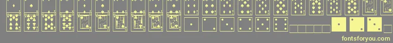 Fts6 Font – Yellow Fonts on Gray Background