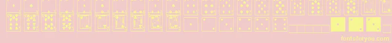 Fts6 Font – Yellow Fonts on Pink Background