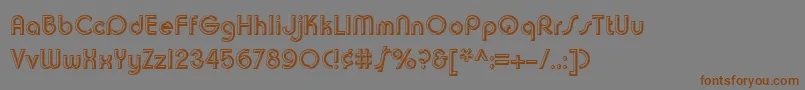 Saiba mais sobre a fonte Chuckwarrenchiselsh Fonte Chuckwarrenchiselsh – fontes marrons em um fundo cinza