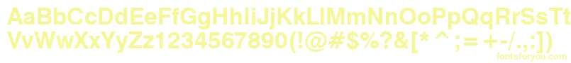 GenevaBold Font – Yellow Fonts