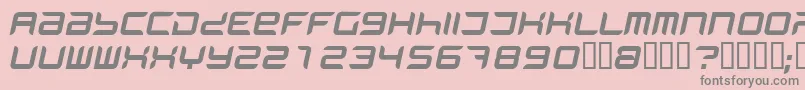 Czcionka Phani – szare czcionki na różowym tle
