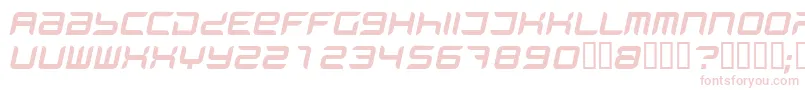 Phani-Schriftart – Rosa Schriften auf weißem Hintergrund