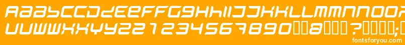 Phani Font – White Fonts on Orange Background