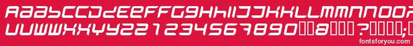 Phani Font – White Fonts on Red Background