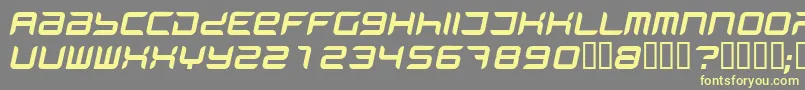Phani-Schriftart – Gelbe Schriften auf grauem Hintergrund
