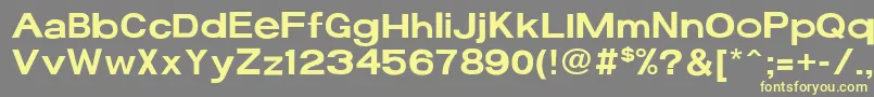 More about 17bFun Font 17bFun Font – Yellow Fonts on Gray Background